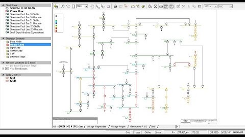 PowerFactory-DIgSILENT tutorial #7. Analyzing and creating different operation scenarios.