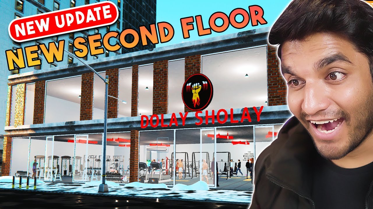 My New Second Floor Gym (New Update) - Gym Simulator 24