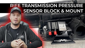 Rife Transmission Pressure Sensor Block & Mount