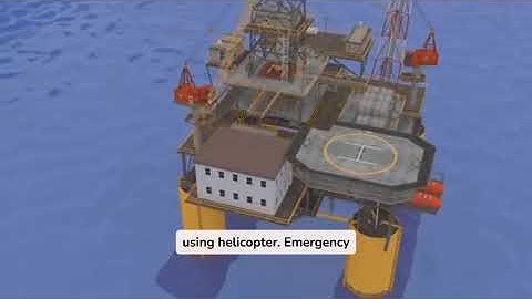 Offshore oil rig operation : the process of extracting oil from deep underground