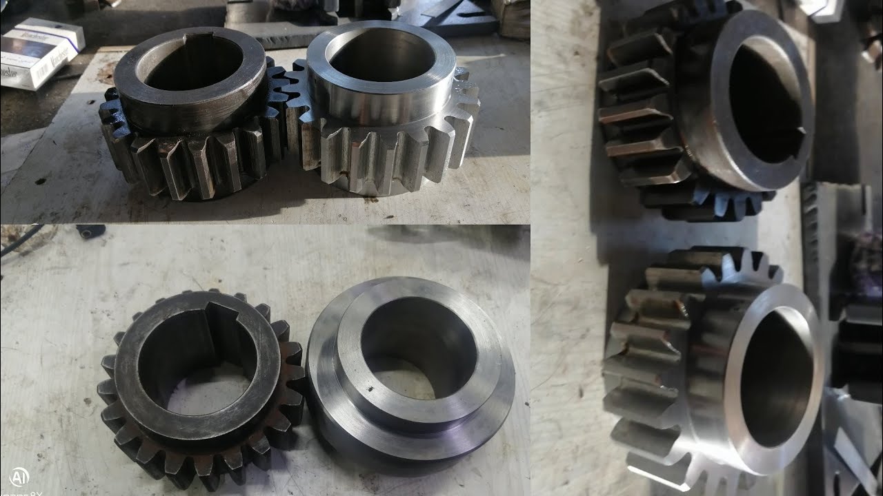 manufacturing of the Spur Gear Cutting key formation YouTube