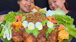 MIMI SINGJU, CHICKEN DEEP FRY 🍗 || MANIPURI SNACK || NORTH-EASt INDIAn MUKBANG