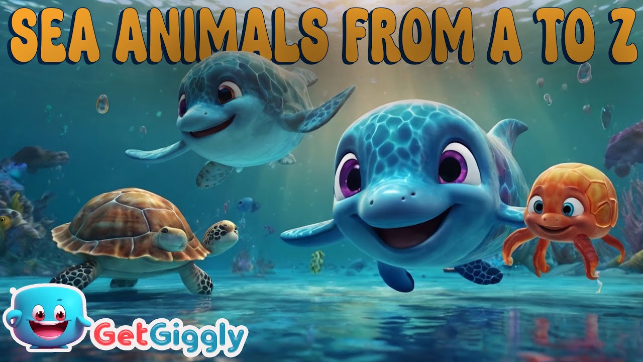 Sea Animals From A To Z Learn ABC With Sea Animals GetGiggly Nursery Sea animals from a to z learn abc with sea animals getgiggly nursery