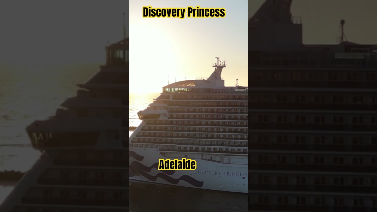 Discovery Princess departing Adelaide #djimini3pro