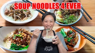 These 4 Soup Noodles are Awesome - easy Chinese Recipes at Home