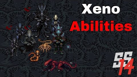 SS14 CM14 Playtest - All Xeno Abilities Explained Part 1 (Out of Date)