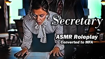 ASMR Secretary Boss Roleplay Remake to MFA