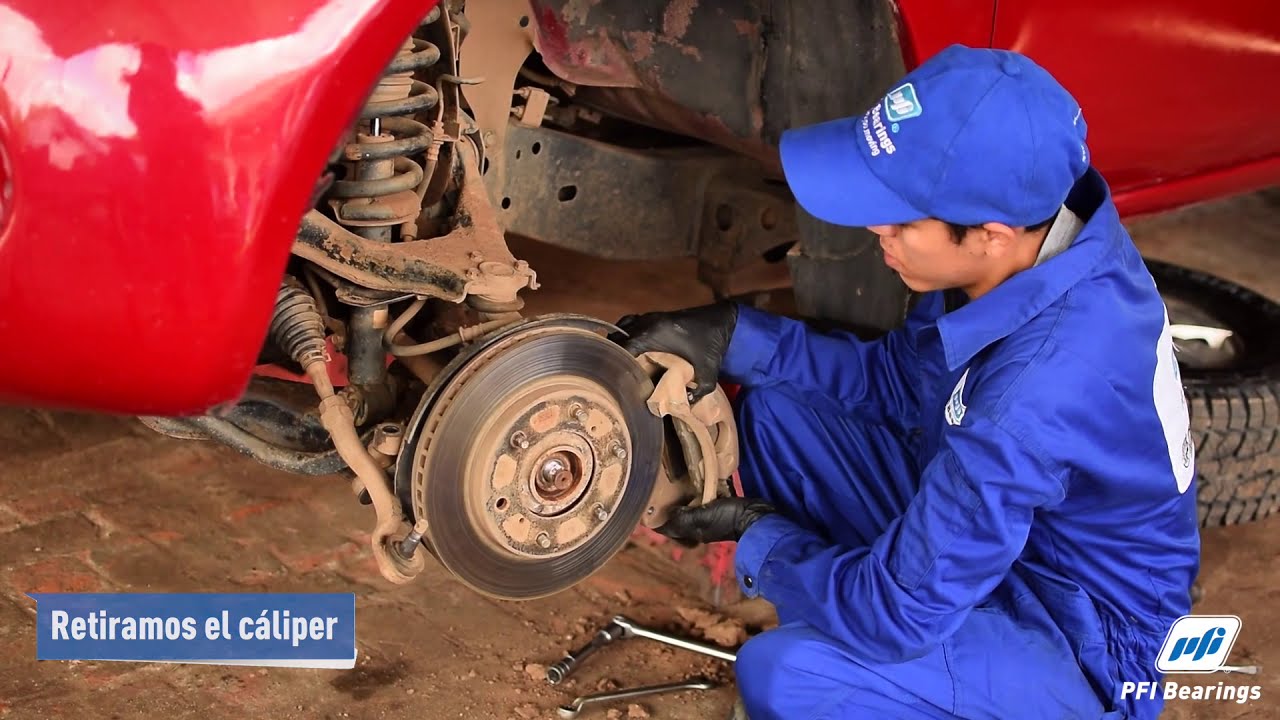 Maza de 2a gen (con buje). Video tutorial para  rueda delantera Mitsubishi L200 2.5D 2007