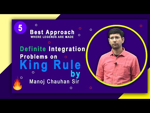 Problems on King Rule | Part 2 | Definite Integration by Manoj Chauhan Sir - Best Approach Problems on King Rule | Part 2 | Definite Integration by Manoj Chauhan Sir - Best Approach