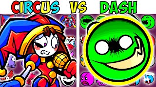 ALL THE AMAZING DIGITAL CIRCUS VS GEOMETRY DASH | FNF Character Test | Gameplay VS Playground