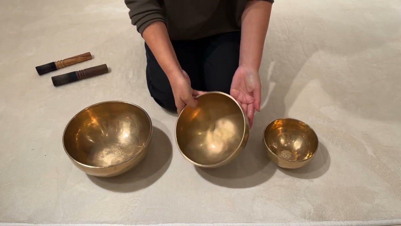 amanamana　アマナマナ　チベット　シンキングボウル　小 チベット・シンギングボウル3点セット（小・小中・中）『オリオンの光