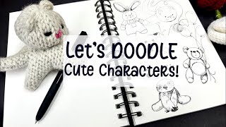 Doodling 5 Cute &amp; Easy Amigurumi Critters!