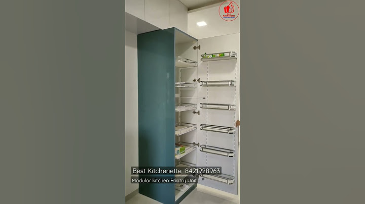 Modular Kitchen। Pantry/Tall Unit। Furniture। Kitchen in budget |Pantry Unit Design|Interior #shorts