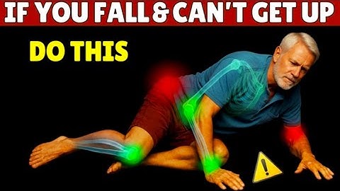 Senioren, DOE DIT onmiddellijk als u valt en niet meer kunt opstaan ​​- 5 levensreddende stappen ...