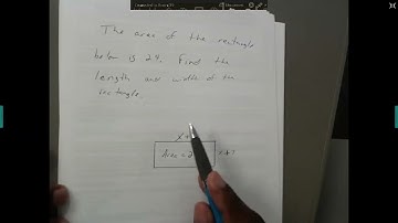 Area of Rectangles involving polynomials.