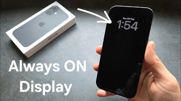 iPhone 17 - Always ON Display - How to Turn On / Off AOD