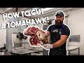 How to Cut Beef Tomahawk Steak | "Steak with a Handle" | The Bearded Butchers
