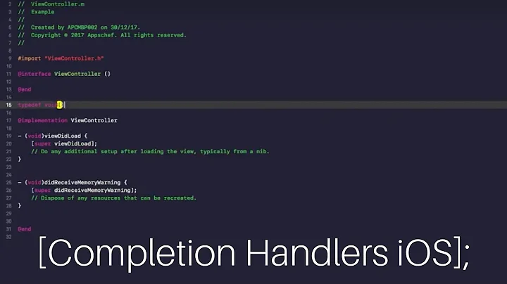 Block Completion Handlers di Objective-C