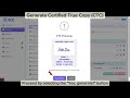 Generate Certified True Copy Instantly | ACE Company Secretary Software Innovation