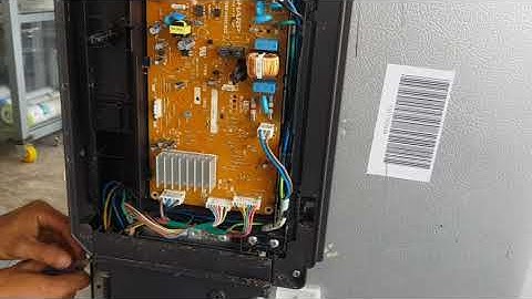 Sửa tủ lạnh sharp inverter không hoạt động. Sáng đèn báo nhưng máy nén và quạt không chạy.