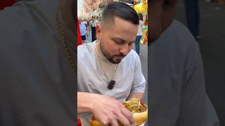 Mandatory sausage and pepps at the San Gennaro Feast