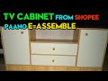  how to install tv cabinet from shopee step by step complete installation guide