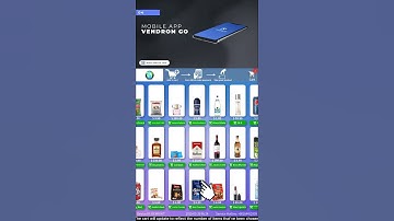 Smart Vending Machine Touch-Display Sales User Interface - Simple UI