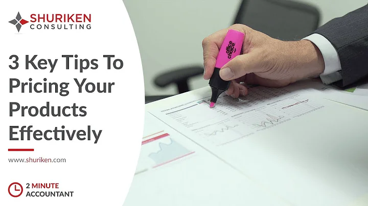 The Two Minute Accountant: 3 Key Tips To Pricing Your Products And Services Effectively