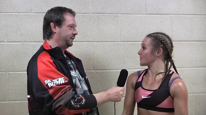 Post fight interview with Polly Beauchamp after CW...