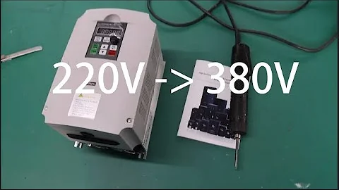 NFlixin 1-phase input 220V, 3-phase output 380V 11KW VFD Frequency inverter, Full version video.