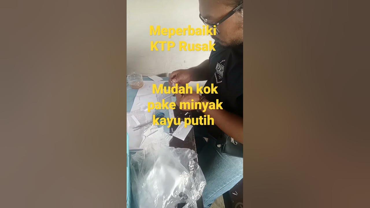 cara mudah perbaiki KTP rusak #shorts