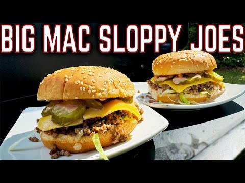 THIS IS THE BEST SLOPPY JOE WE'VE EVER MADE! BIG MAC SLOPPY JOES ON THE GRIDDLE - EASY RECIPE
