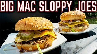 This Is The Best Sloppy Joe Weve Ever Made Big Mac Sloppy Joes On The Griddle Easy Recipe