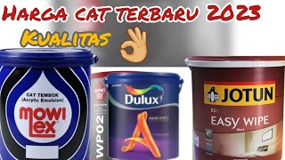 daftar harga cat dulux mowilex jotun 2023