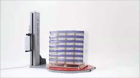 SEMI AUTOMATIC PALLET STRETCH WRAPPING MACHINE - SIMPLY