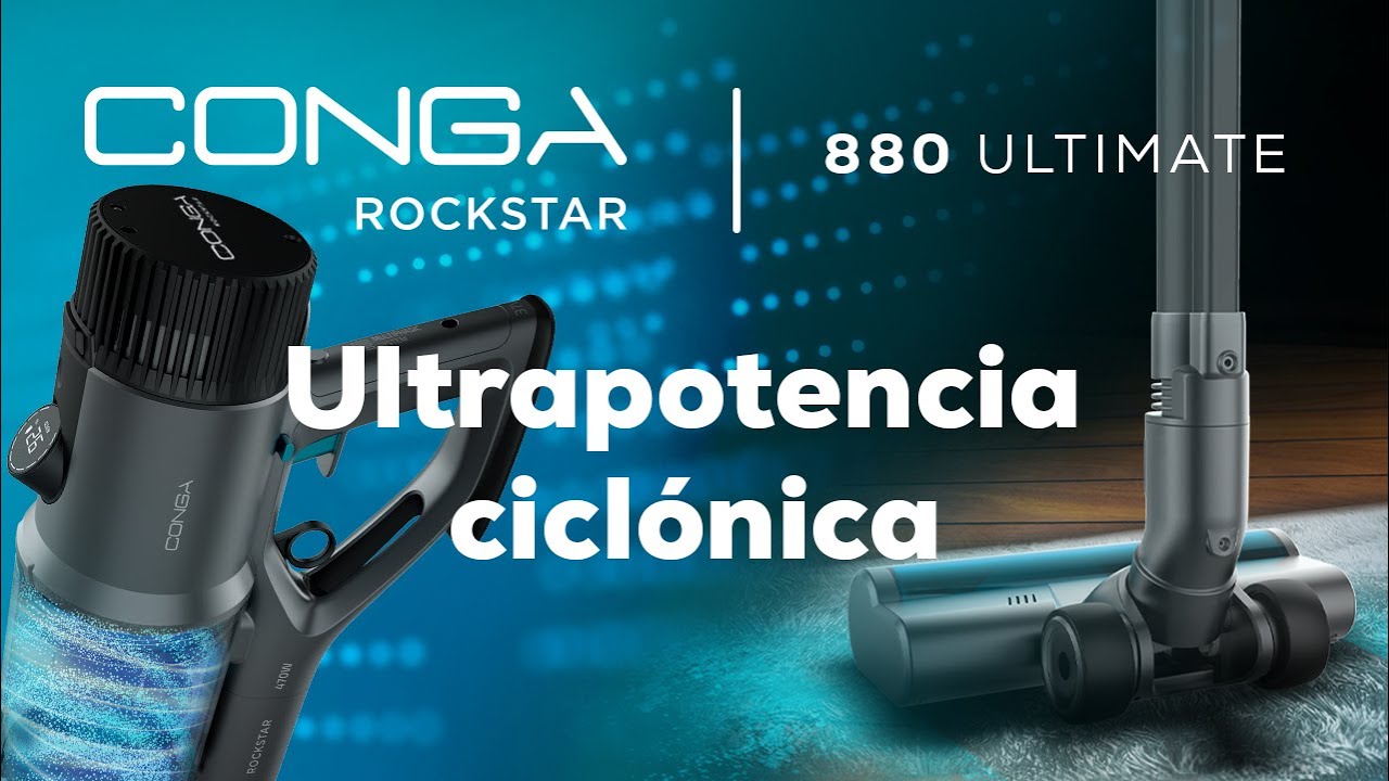 Ofertón en Cecotec!: La aspiradora sin cable Conga Rockstar 880 Ultimate  ahora con un 20