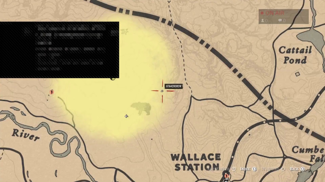 Red Dead Redemption 2 Online East Watsons Treasure Map Location.