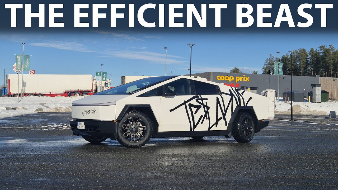 Tesla Cybertruck Long Range range test