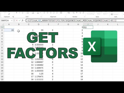الحصول على جميع عوامل الرقم في 