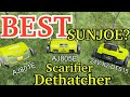 THE BEST  SunJoe Dethatcher Scarifier! Choose This One!
