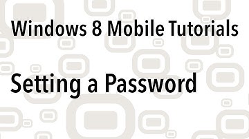 Windows 8 Mobile / Nokia Lumia - How To Set a Password