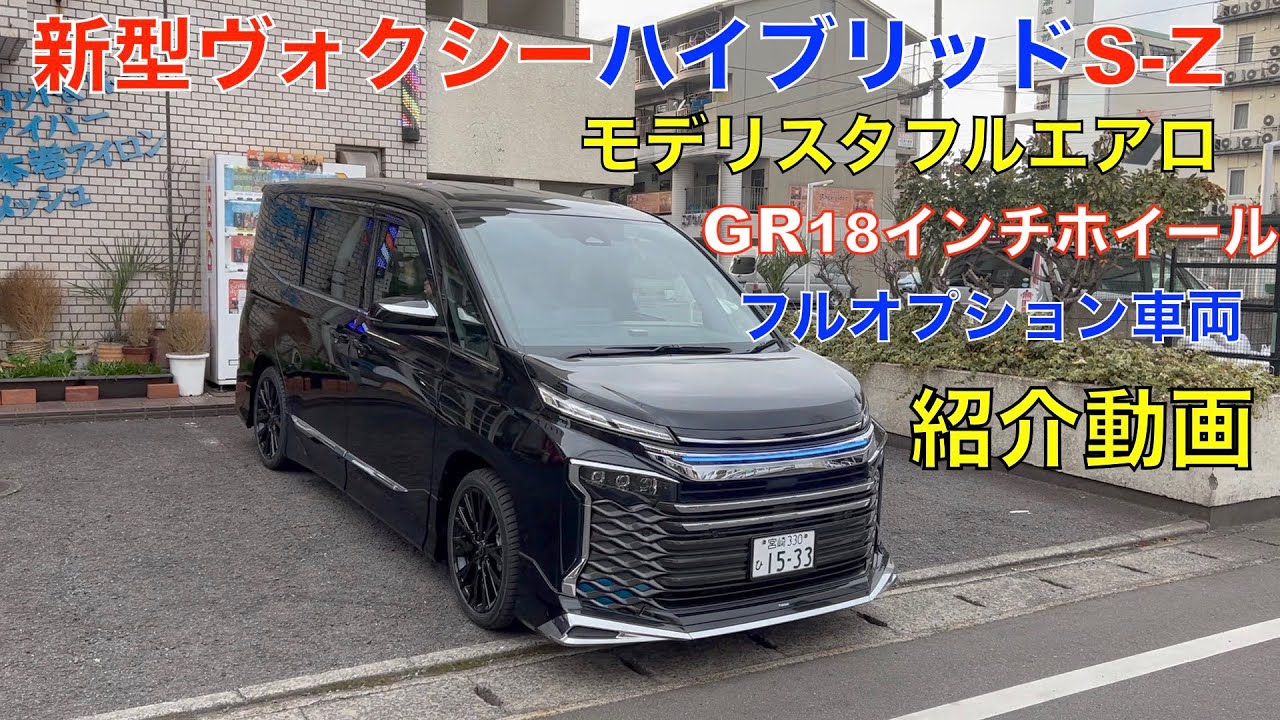 新型ヴォクシーS- Z ハイブリッド2WD フルオプション徹底紹介動画 