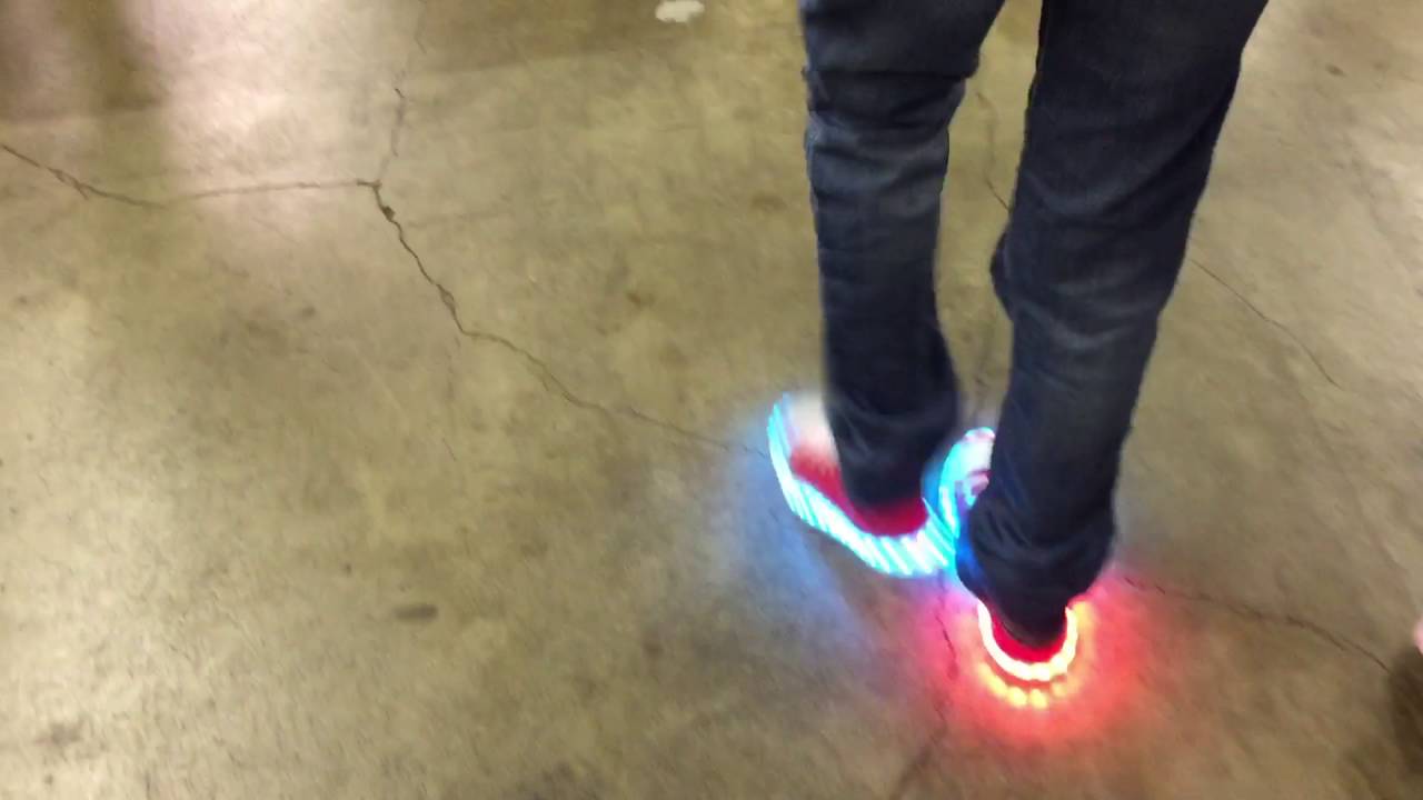 Sensor-controlled LED Converse shoes 