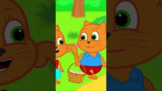 Cepillar Los Dientes Del Dinosaurio - Familia de Gatos Dibujos Animados Para Niños #animados #shorts