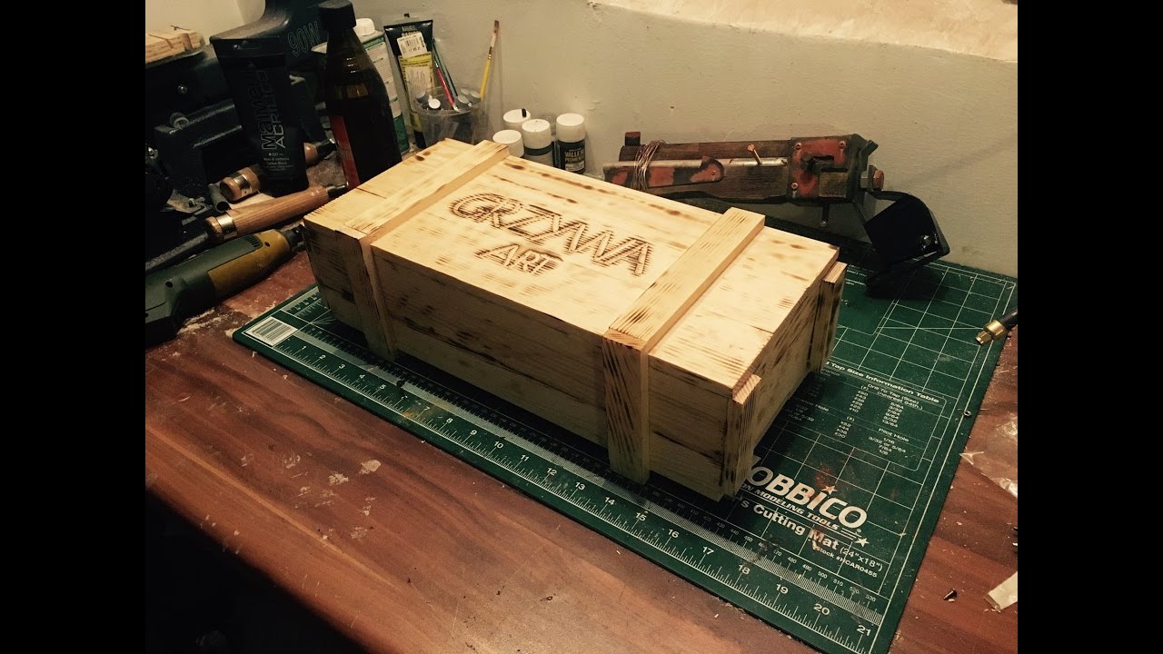 DIY/ Wooden gift box - YouTube