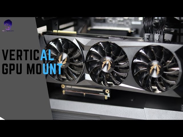 How to Mount a vertical GPU your PC using Riser Cables - YouTube
