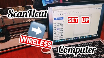 How to connect ScanNCut Digital Cutter wireless to your computer and canvas workplace app.