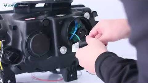 How to install D2S LED light bulb in VLAND headlights