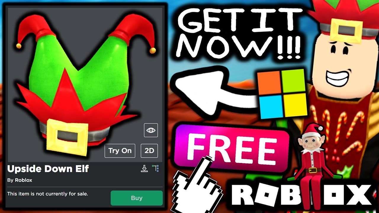 HOW TO GET THE UPSIDE DOWN ELF IN ROBLOX - Microsoft Rewards Exclusive 