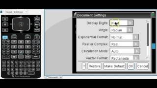 TI Nspire CAS - Document vs. Scratchpad